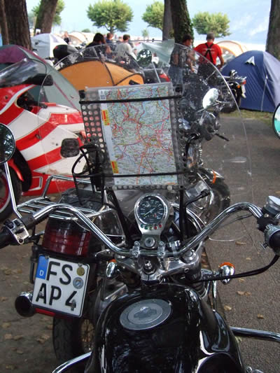 GPS on Moto Guzzi