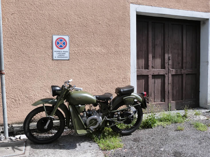 Oldtimer at the Moto Guzzi Factory