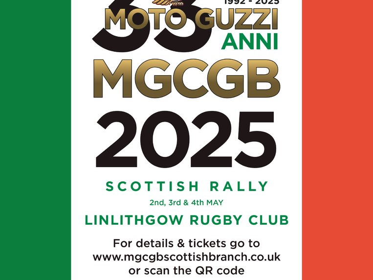 33rd Anniversary Moto Guzzi Club GB Scottish Branch Rally (MGCGB
