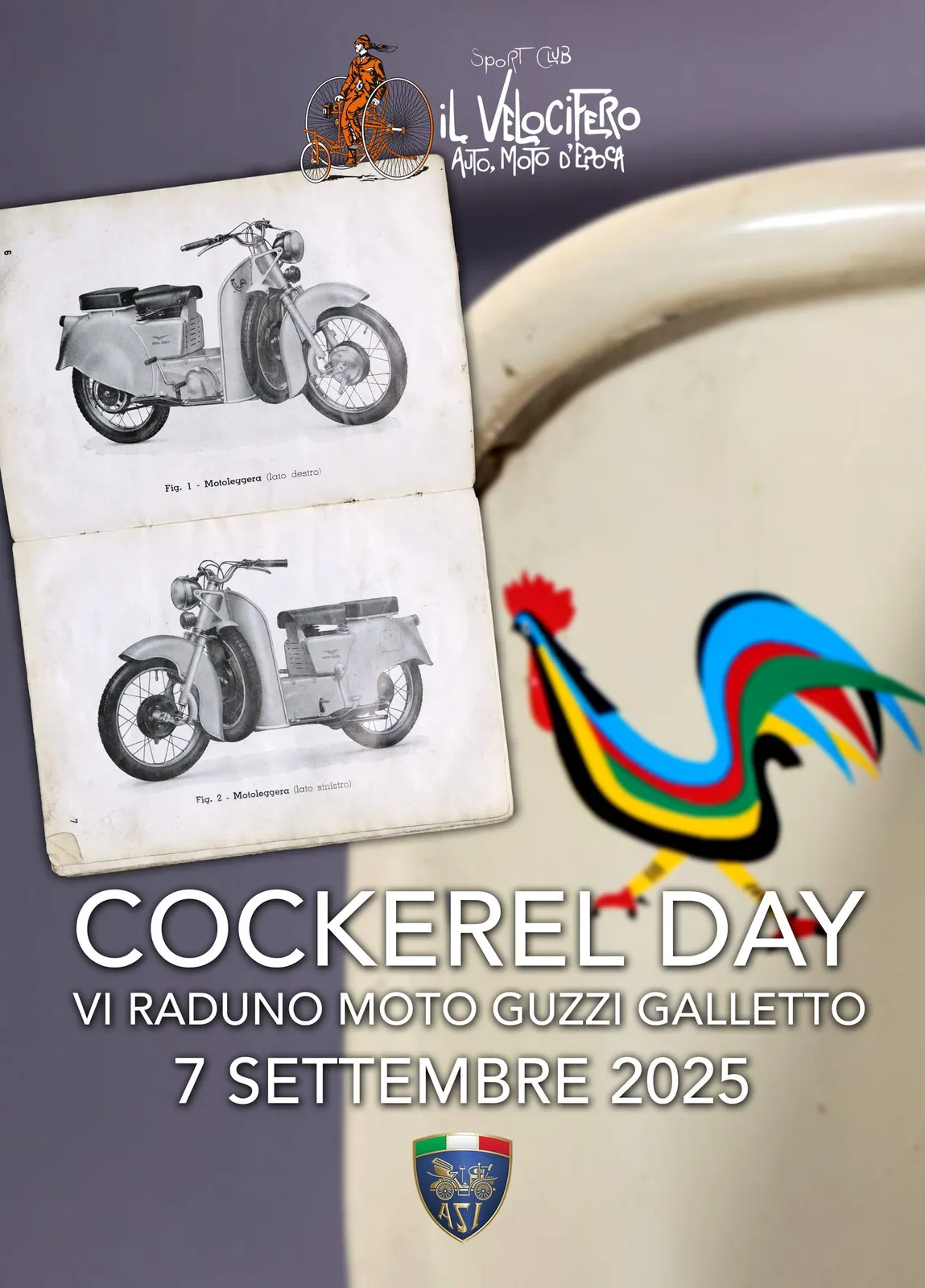 cockerel day raduno moto guzzi galletto Rimini 2025
