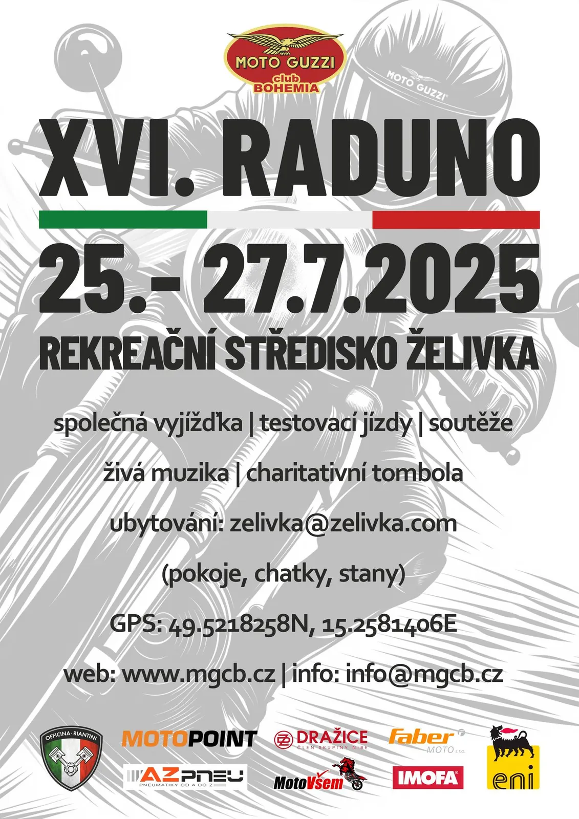 XVI raduno moto guzzi club boemia 2025